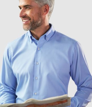 BK582 Brook Taverner Toronto Long Sleeve Oxford Shirt