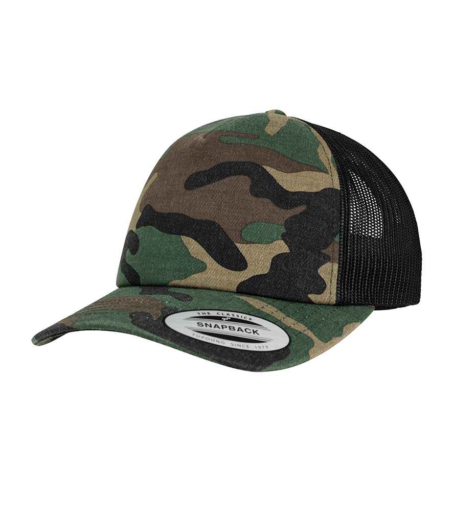 Flexfit Classic Camo Trucker Cap - Workwear Giant