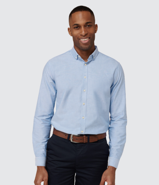 H512R Henbury Modern Long Sleeve Regular Fit Oxford Shirt