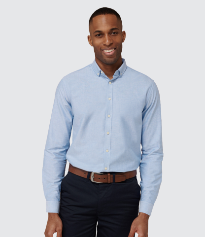 H512R Henbury Modern Long Sleeve Regular Fit Oxford Shirt