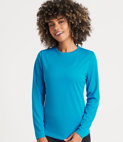 JC012 AWDis Ladies Cool Long Sleeve T-Shirt