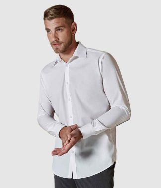 Kustom Kit Long Sleeve Slim Fit Business Shirt