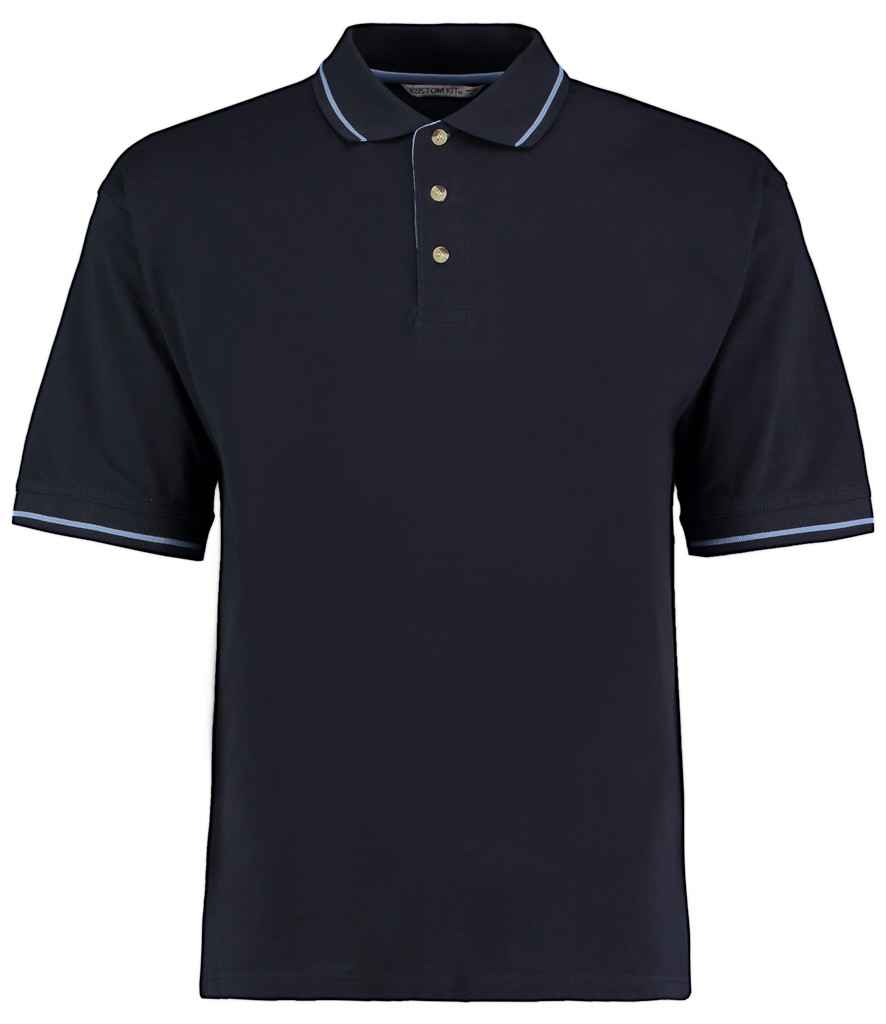 Kustom Kit St Mellion Tipped Cotton Piqué Polo Shirt - Workwear Giant