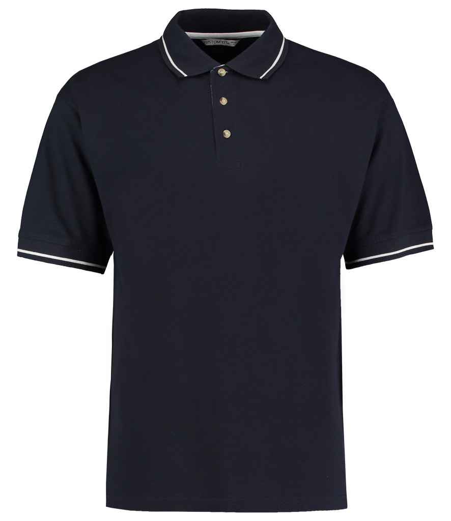 Kustom Kit St Mellion Tipped Cotton Piqué Polo Shirt - Workwear Giant