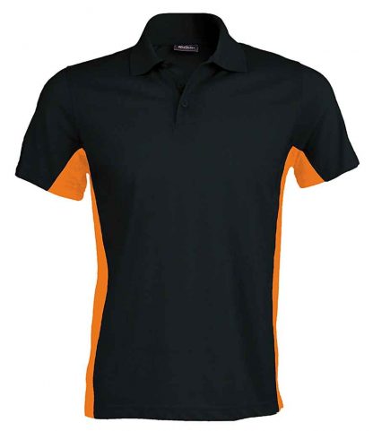 Men's long-sleeved piqué knit polo shirt - Kariban