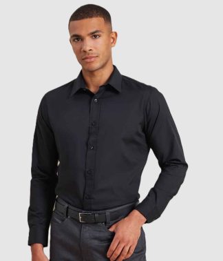 Premier Long Sleeve Fitted Poplin Shirt