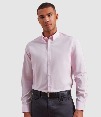 PR238 Premier Long Sleeve Striped Oxford Shirt