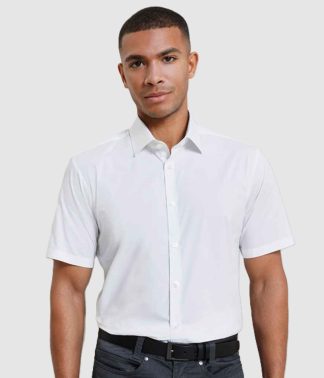 Premier Short Sleeve Stretch Fit Poplin Shirt