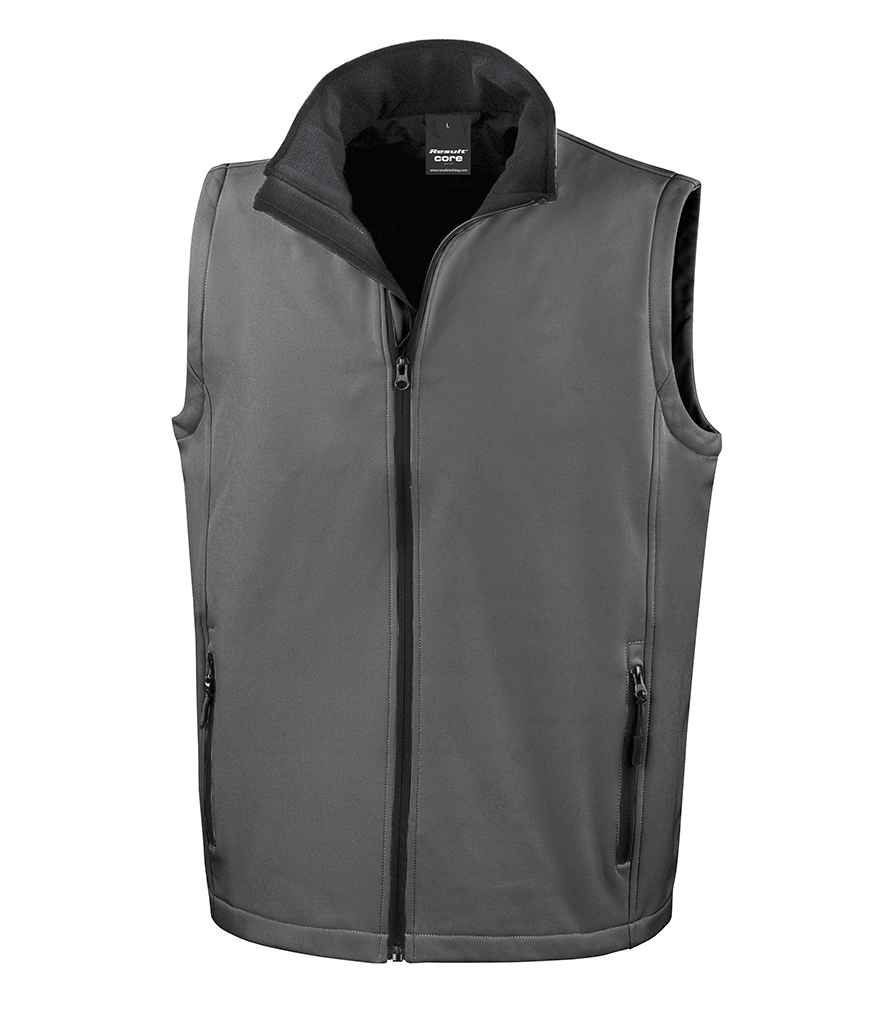 Result Core Printable Soft Shell Bodywarmer - Workwear Giant