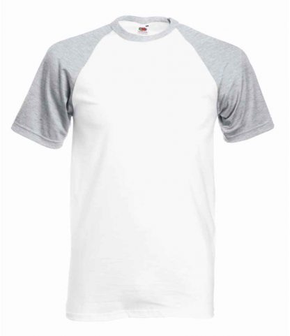 Plain white baseball outlet tee