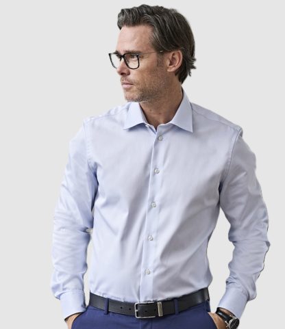 T4021 Tee Jays Luxury Slim Fit Long Sleeve Oxford Shirt