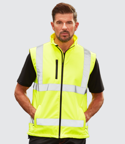 Yoko Hi-Vis Soft Shell Gilet