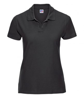 Russell Womens Ultimate Pique Cotton Short Sleeve Polo Shirt Titanium XS Russell Womens Ultimate Pique Cotton Short Sleeve Polo Shirt Titanium XS