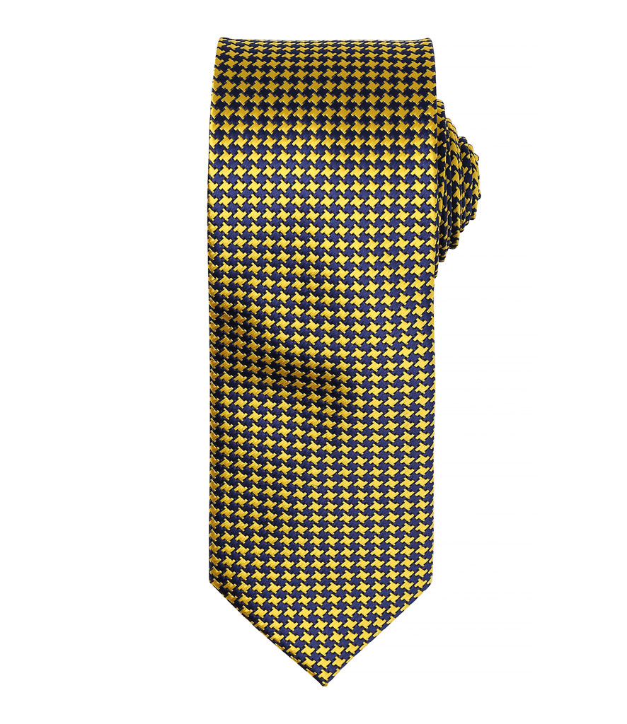 Premier Puppy Tooth Tie - Workwear Giant