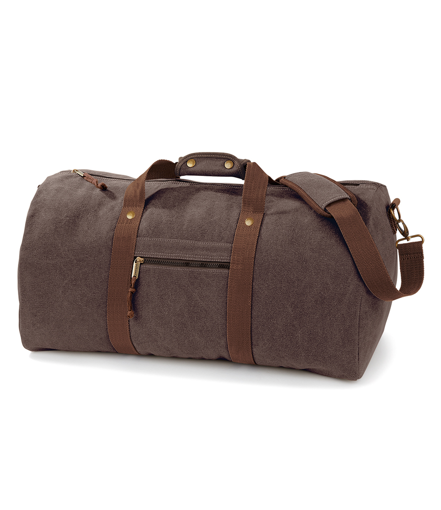 Quadra Vintage Canvas Holdall Workwear Giant 