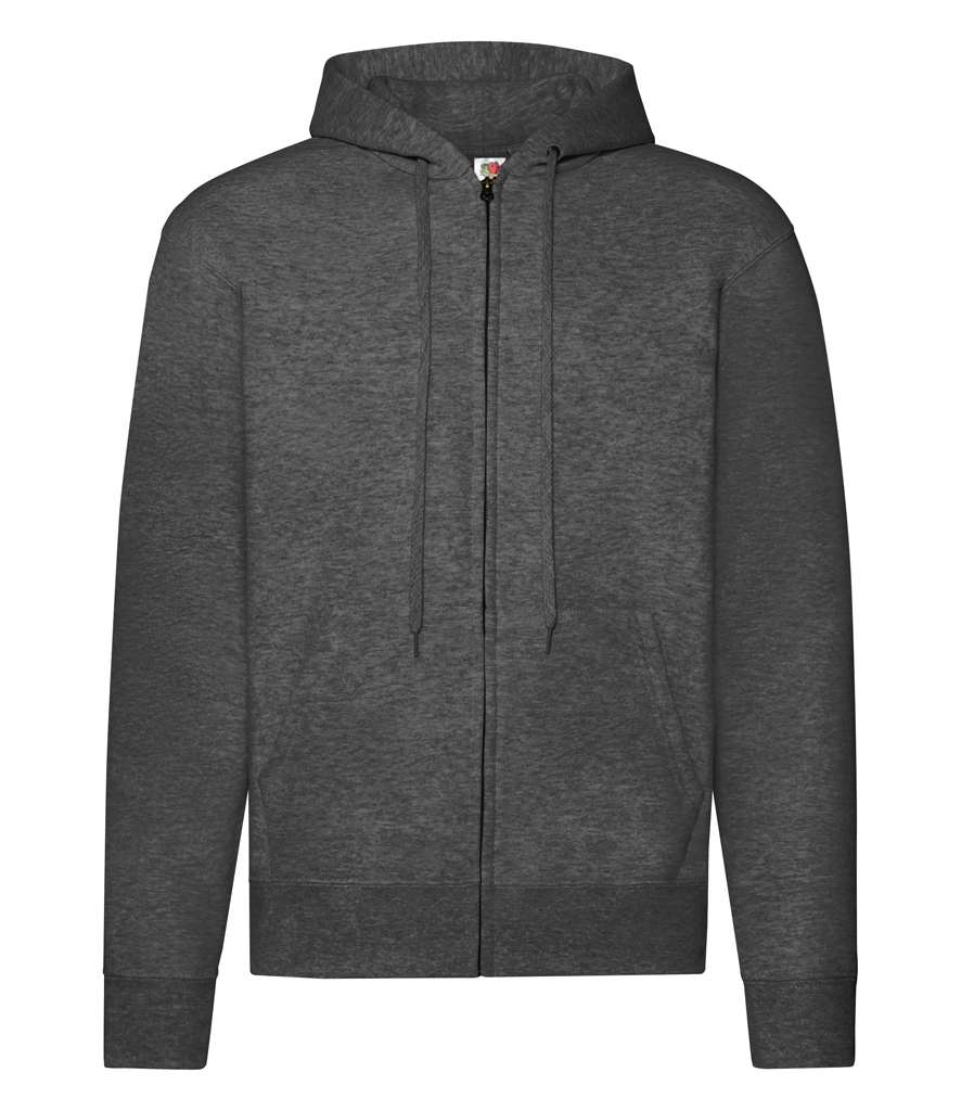 Fruit of the Loom Classic Zip Hooded Sweatshirt - Workwear Giant