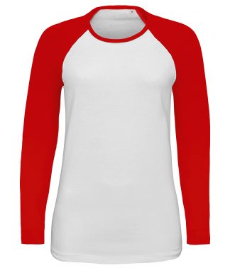 Official Ladies New York Giants Long Sleeved T-Shirts, Ladies Long Sleeved  Shirts, Giants Raglan Shirts, Ladies Henley Long Sleeve Shirts