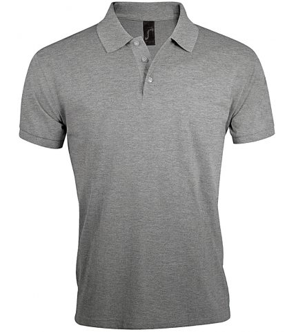 SOLs Prime Pique Polo Shirt Grey marl 5XL (10571 GYM 5XL)