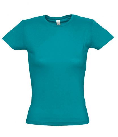 SOLS Ladies Miss T-Shirt Duck blue XXL (11386 DUB XXL)