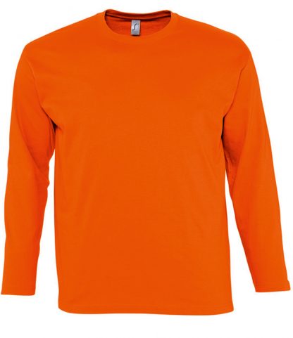 SOLS Monarch L/S T-Shirt Orange 5XL (11420 ORA 5XL)