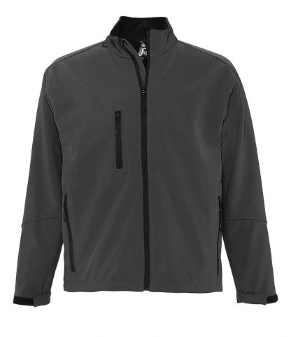 SOLS Relax Softshell Jacket Charcoal 4XL (46600 CHA 4XL)