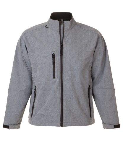 SOLS Relax Softshell Jacket Grey marl 4XL (46600 GYM 4XL)
