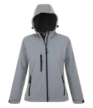 sol's replay hooded softshell jacket
