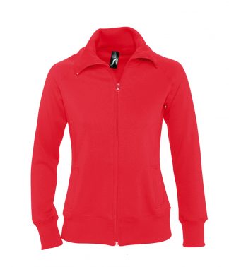 SOLS Lds Soda Sweat Jacket Red XXL (47400 RED XXL)