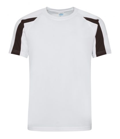 AWDis Contrast Cool T Arc white/jet black XXL (JC003 AW/JB XXL)