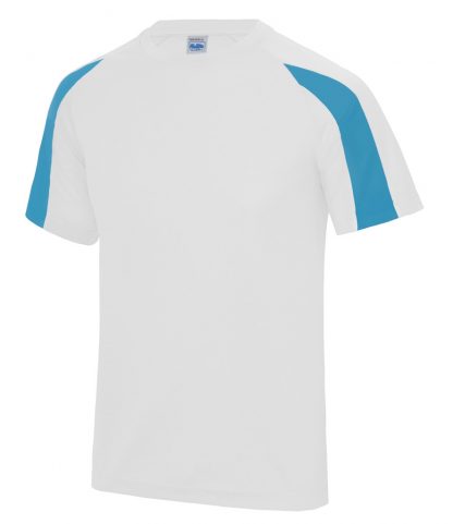 AWDis Contrast Cool T Arc white/sapphire XXL (JC003 AW/SA XXL)