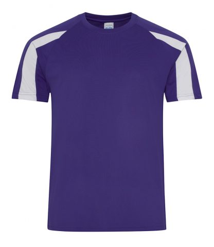 AWDis Contrast Cool T Purple/arc. whi XXL (JC003 PR/AW XXL)