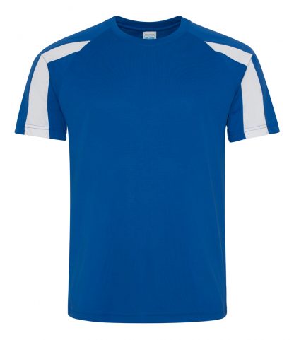AWDis Contrast Cool T Royal/arctic white XXL (JC003 RY/AW XXL)