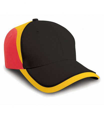 Result National Cap Black/red ONE (RC062 BK/RD ONE)