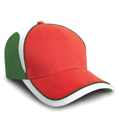 Result National Cap Red/green ONE (RC062 RD/GN ONE)