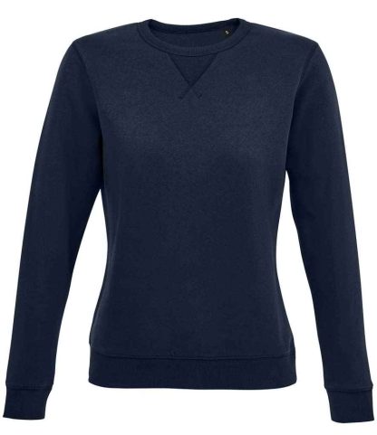 03104 FNA XS - SOL'S Ladies Sully Sweatshirt - French Navy