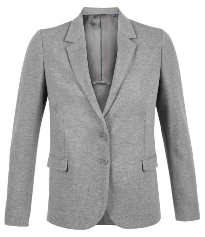 03170 GME 36 - NEOBLU Ladies Marcel Piqué Blazer - Grey Marl