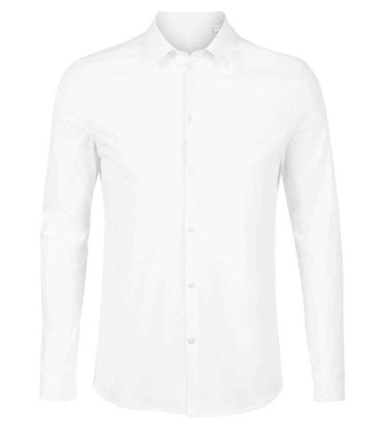 03198 OPW S - NEOBLU Balthazar Jersey Long Sleeve Shirt - Optic White