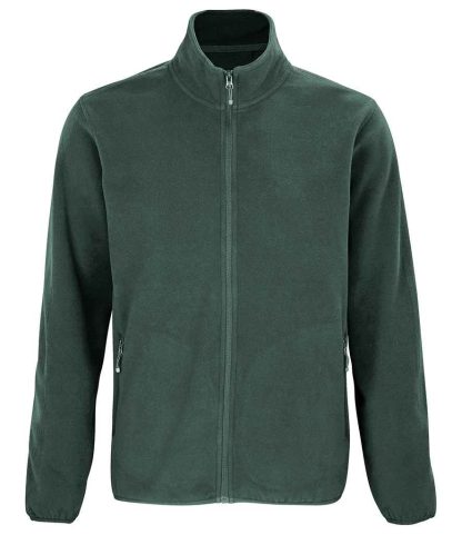 03823 FOR S - SOL'S Factor Recycled Micro Fleece Jacket - Forest Green