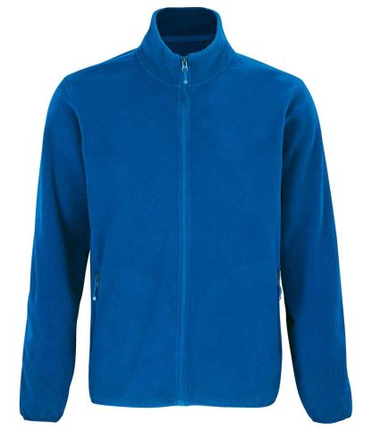 03823 ROY S - SOL'S Factor Recycled Micro Fleece Jacket - Royal Blue