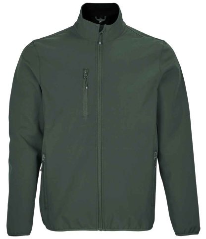 03827 FOR S - SOL'S Falcon Recycled Soft Shell Jacket - Forest Green