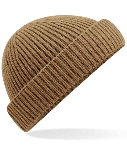 BB383R BIS ONE - Beechfield Recycled Harbour Beanie - Biscuit