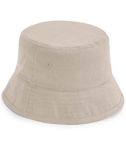 BB90N SAN S/M - Beechfield Organic Cotton Bucket Hat - Sand