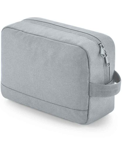 BG277 PGE ONE - BagBase Recycled Essentials Wash Bag - Pure Grey