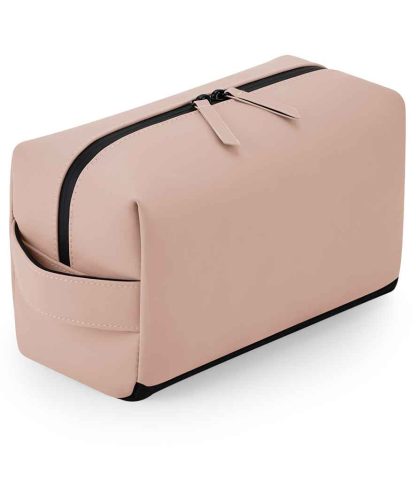 BG332 NUD ONE - BagBase Matte PU Toiletry/Accessory Case - Nude Pink