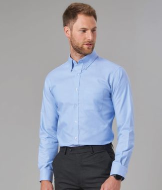 BK588 Brook Taverner Whistler Long Sleeve Oxford Shirt
