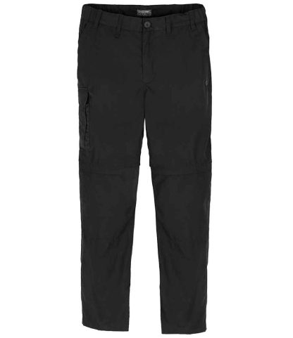 CR235 BLK 30/S - Craghoppers Expert Kiwi Convertible Trousers - Black