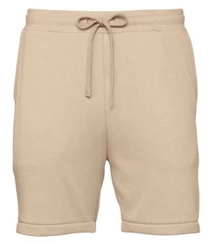 CV3724 TAN XS - Canvas Unisex Sponge Fleece Sweat Shorts - Tan