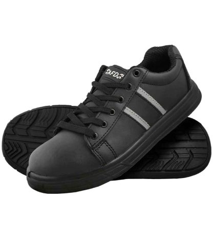 DE200 BLK 36 - Dennys Safety Trainers - Black