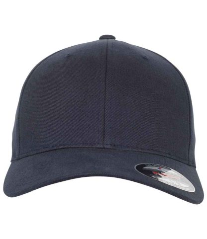 F6377 NAV S/M - Flexfit Brushed Twill Cap - Navy