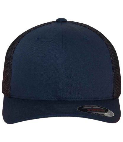 F6511 DGY S/M - Flexfit Mesh Trucker Cap - Dark Grey